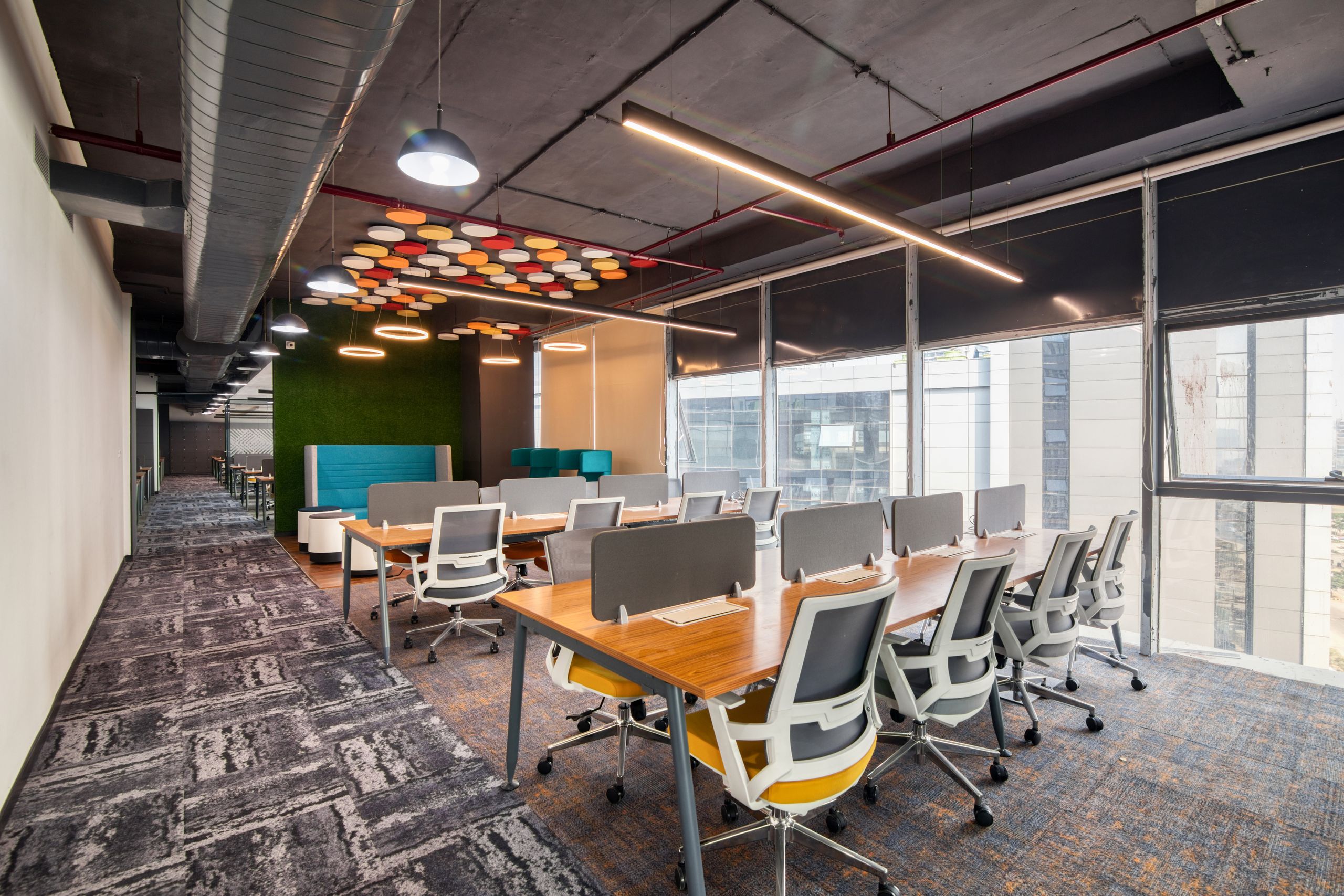Modern office environment